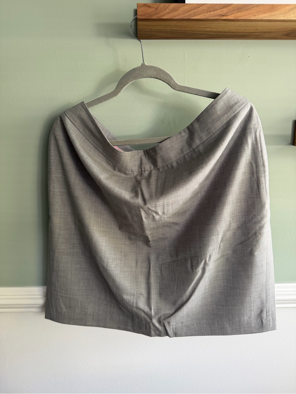 Pink Tartan Gray Pencil Skirt - Sleek Office Staple